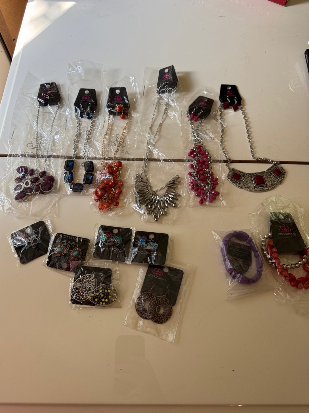 paparazzi Necklace, Bracelet & Earring Lot